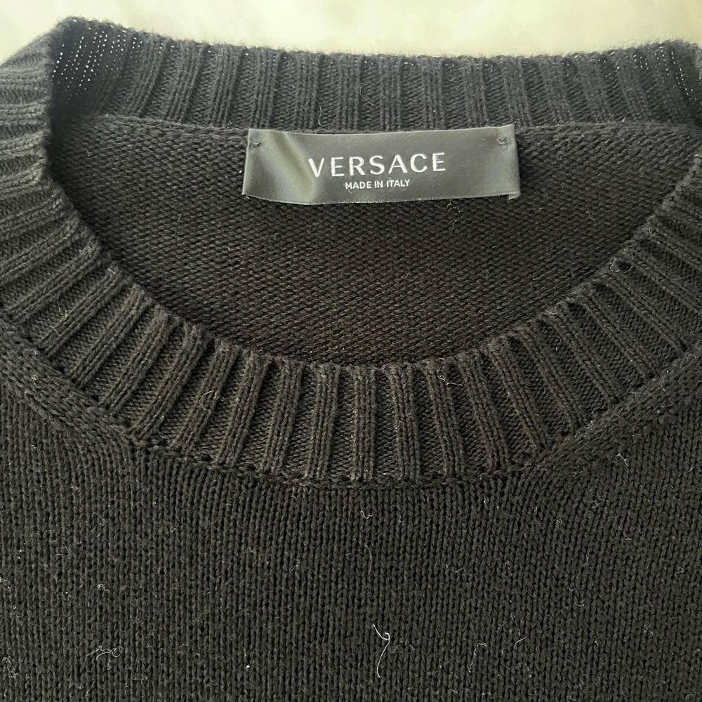 Versace Knit Logo Sweater- Men’s View 3